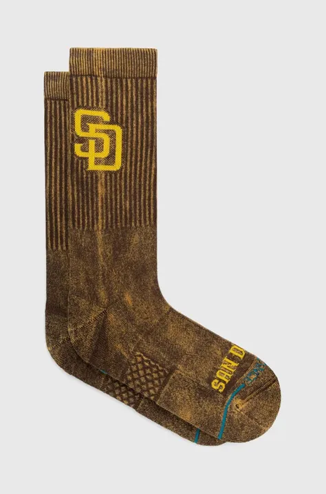 Stance socks Fade Sd brown color A556A24FSD