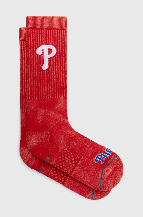 Ponožky Stance Fade Phi červená barva, A556A24FPH