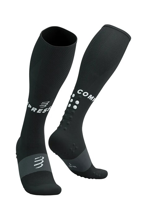 Compressport skarpety sportowe Full Socks Oxygen czarne SU00050B