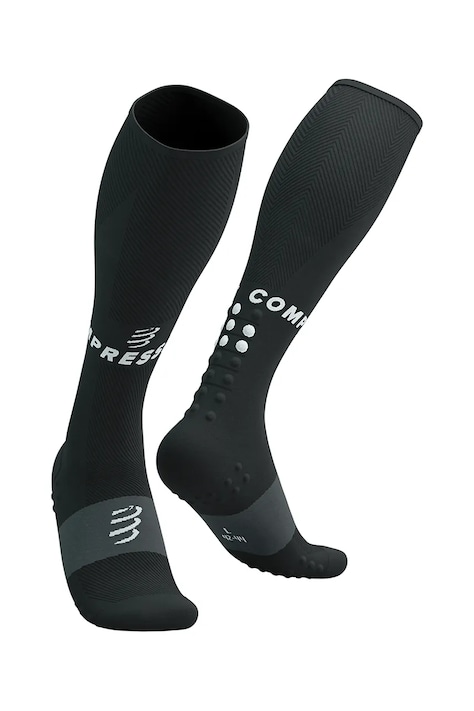 Compressport skarpety sportowe Full Socks Oxygen czarne SU00050B