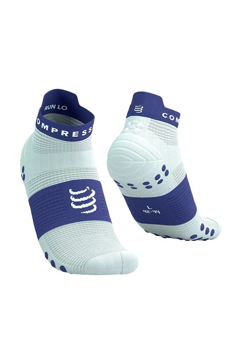 Compressport skarpetki Pro Racing Socks v4.0 Run Low kolor fioletowy XU00047B