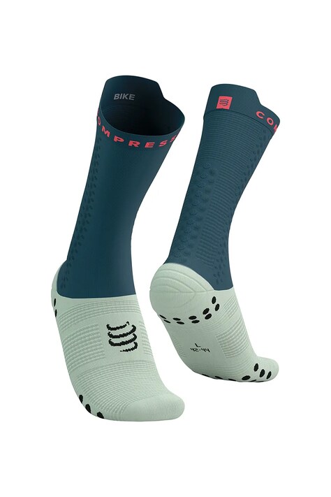Čarape Compressport Pro Racing Socks v4.0 Bike boja: tamno plava, XU00049B