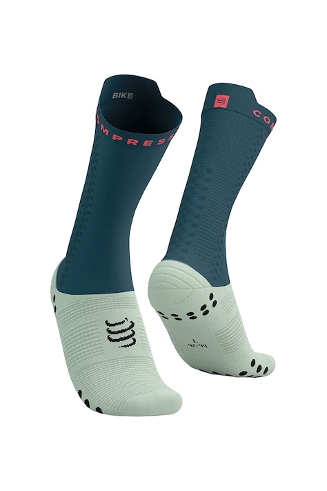Nogavice Compressport Pro Racing Socks v4.0 Bike mornarsko modra barva, XU00049B