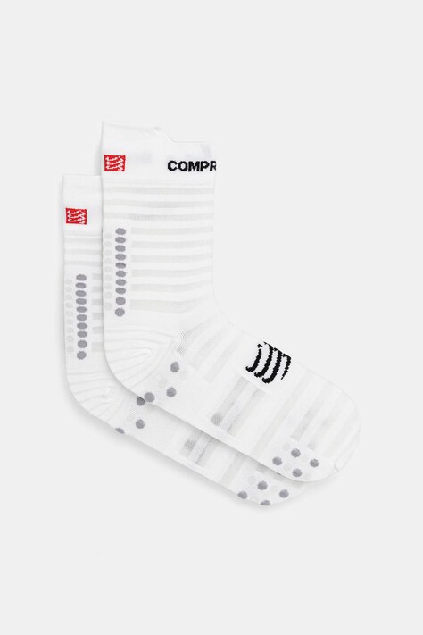 Носки Compressport Pro Racing Socks v4.0 Ultralight Run High - White/Alloy XU00050B