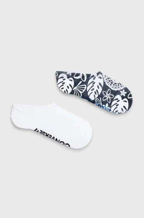Ponožky Converse 2-pack bílá barva, E1266B