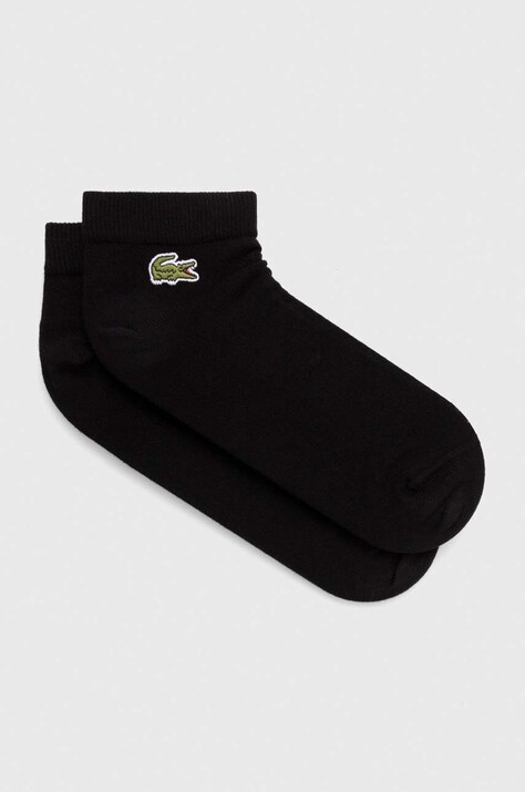 Nogavice Lacoste 2-pack črna barva, RA4183T
