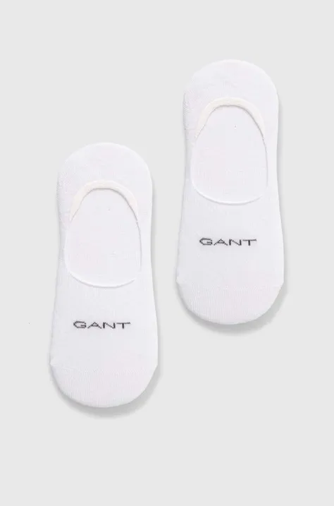 Ponožky Gant 2-pak biela farba, 9960257
