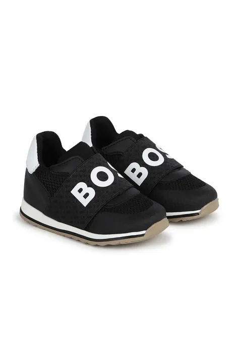 Детские кроссовки BOSS цвет чёрный