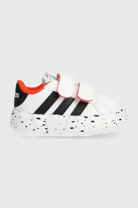 Dětské sneakers boty adidas x Disney, GRAND COURT 2.0 101 CF I bílá barva