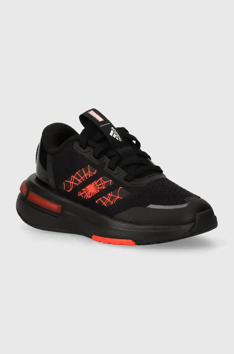 Παιδικά αθλητικά παπούτσια adidas MARVEL SPIDEY Racer K χρώμα: μαύρο