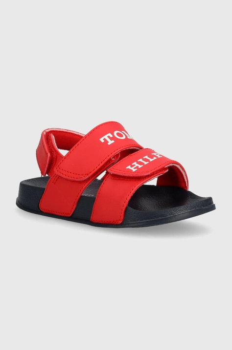 Dječje sandale Tommy Hilfiger boja: crvena