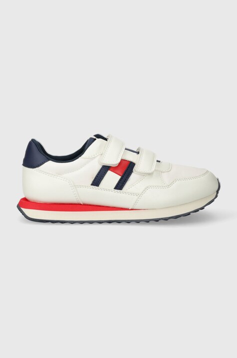 Tommy Hilfiger sneakers pentru copii culoarea alb