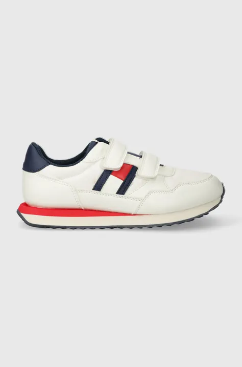 Otroške superge Tommy Hilfiger bela barva