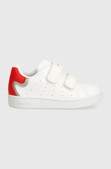Παιδικά αθλητικά παπούτσια Geox ECLYPER χρώμα: άσπρο
