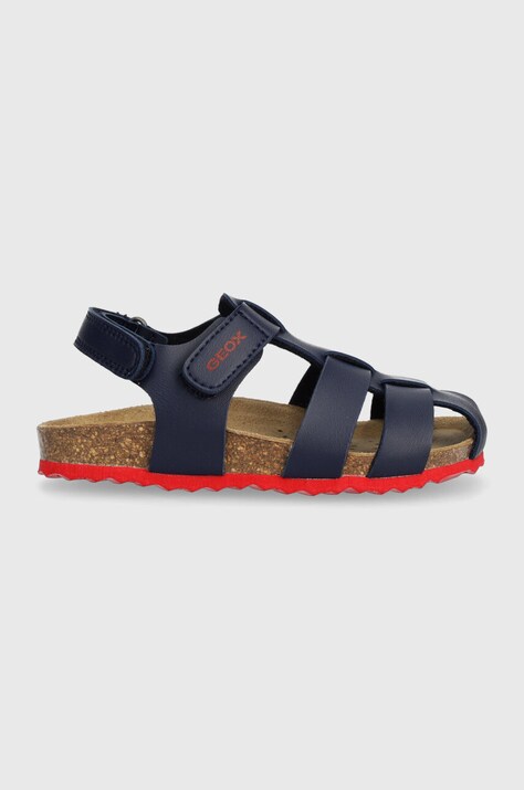 Geox sandale copii SANDAL CHALKI culoarea albastru marin