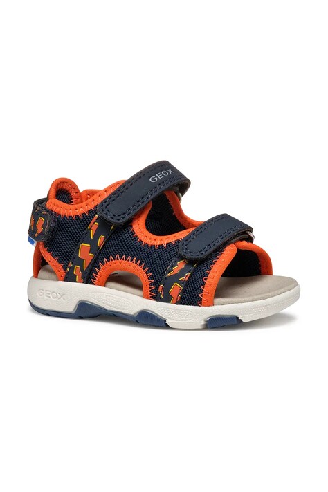Dětské sandály Geox SANDAL MULTY modrá barva
