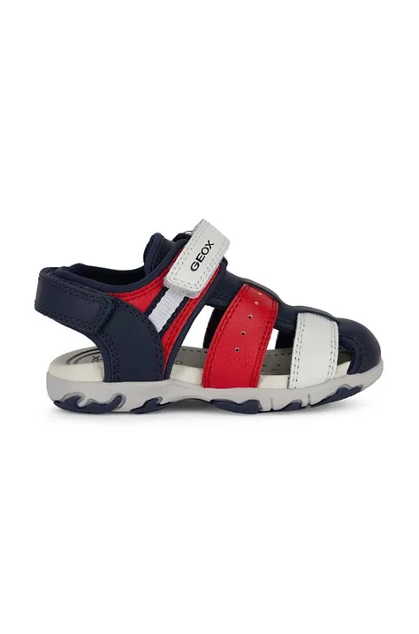 Detské sandále Geox SANDAL FLAFFEE tmavomodrá farba