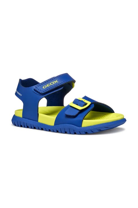 Dětské sandály Geox SANDAL FUSBETTO modrá barva