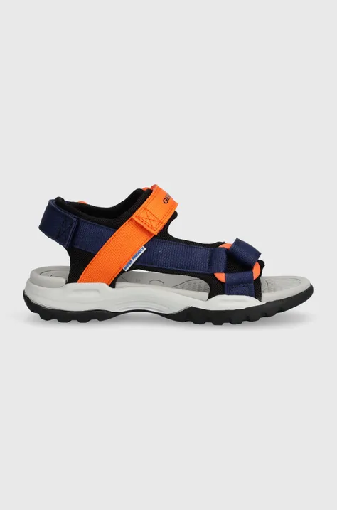 Detské sandále Geox BOREALIS oranžová farba
