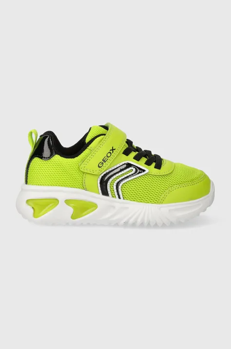 Παιδικά αθλητικά παπούτσια Geox ASSISTER χρώμα: πράσινο