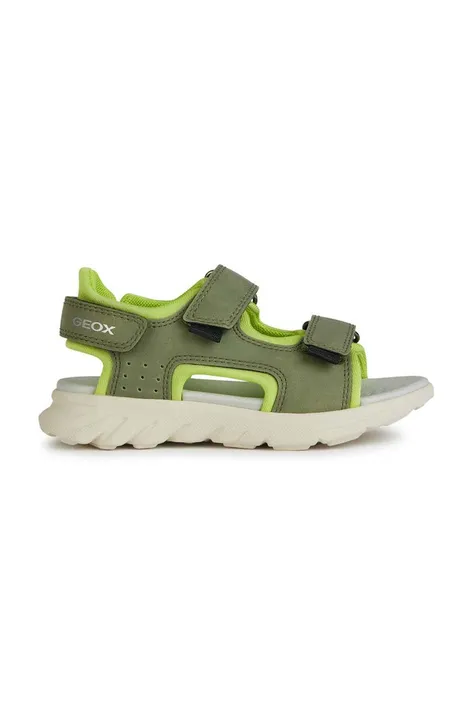 Otroški sandali Geox SANDAL AIRADYUM zelena barva