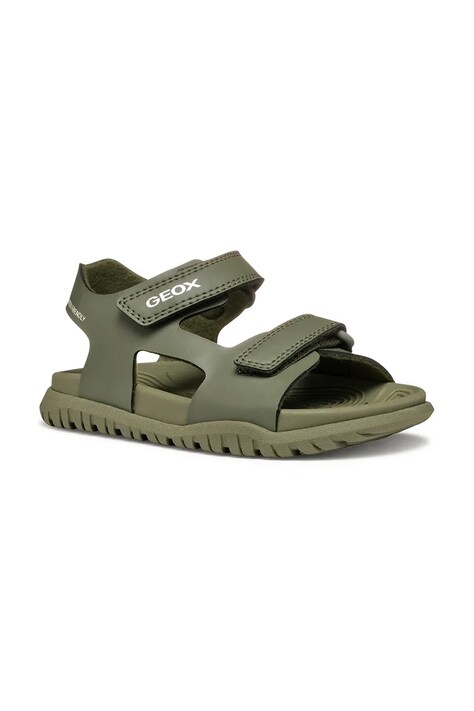 Geox sandale copii SANDAL FUSBETTO culoarea verde