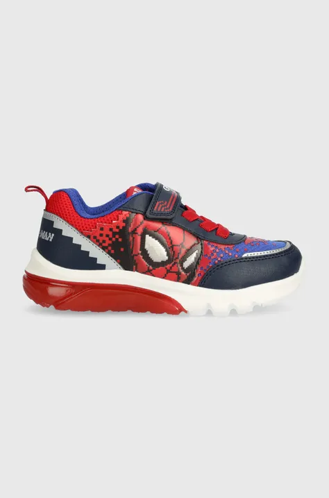 Παιδικά αθλητικά παπούτσια Geox CIBERDRON x Marvel χρώμα: κόκκινο