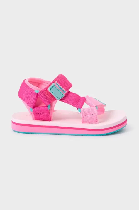 Detské sandále Mayoral fialová farba