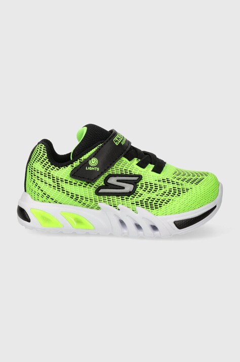Детски маратонки Skechers FLEX-GLOW ELITE VORLO в зелено