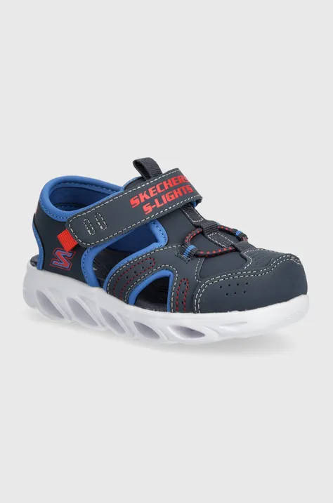 Detské sandále Skechers HYPNO-SPLASH SUNZYS tmavomodrá farba