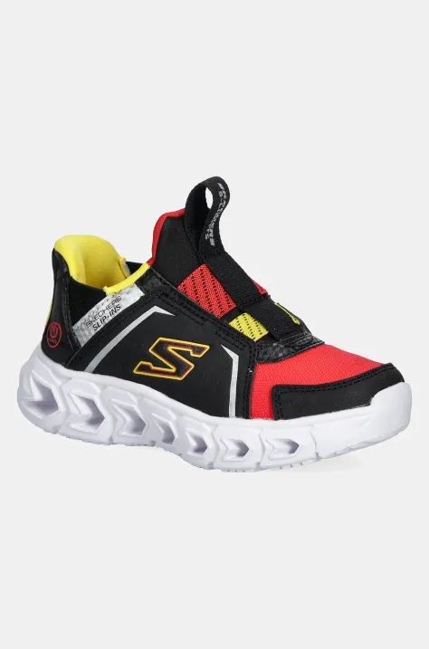 Dětské sneakers boty Skechers HYPNO-FLASH 2.0 BRISK-BRIGHTS červená barva