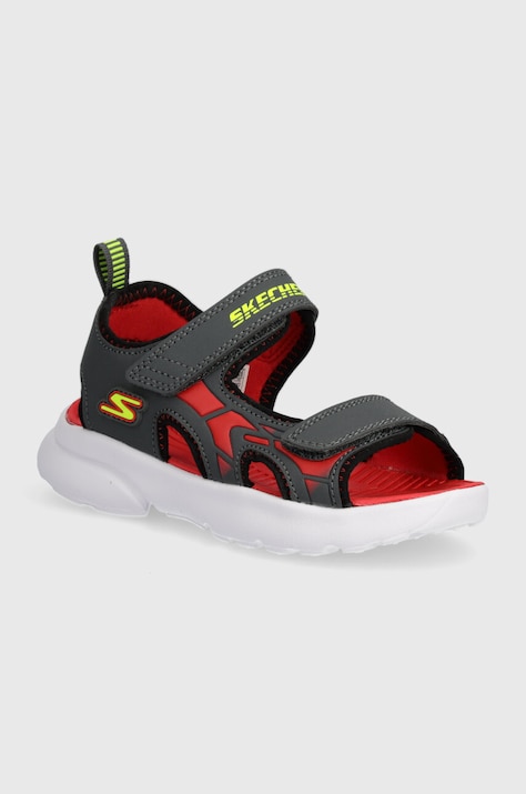 Skechers sandały dziecięce RAZOR SPLASH kolor szary