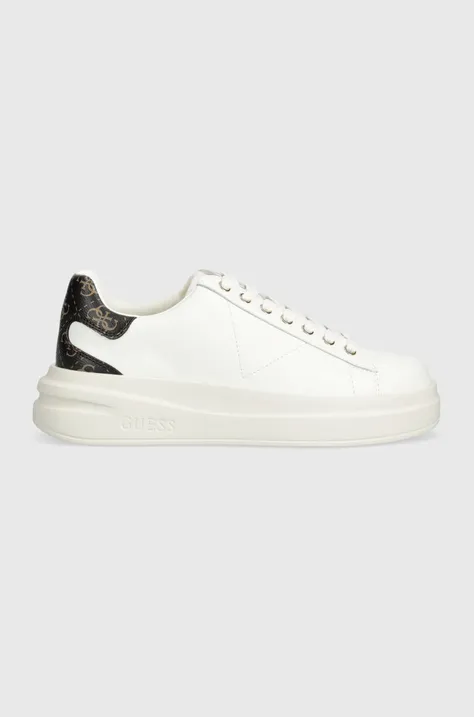 Guess sneakersy ELBINA kolor biały FLPVIB LEA12