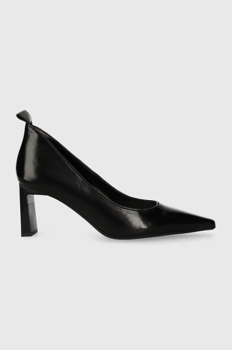 Обувки с тънък ток Armani Exchange в черно XDE014 XV790 00002