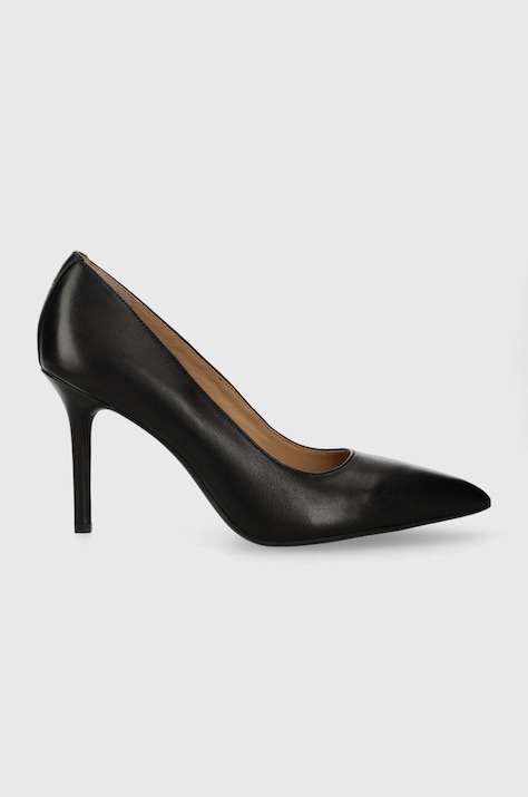 Δερμάτινες γόβες Lauren Ralph Lauren Lindella II  Ozweego  Lindella II χρώμα: μαύρο, 8294581 GY6177 802941000000