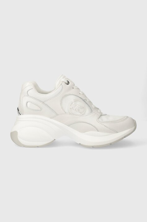 Tenisky MICHAEL Michael Kors Zuma bílá barva, 43H3ZUFS2L