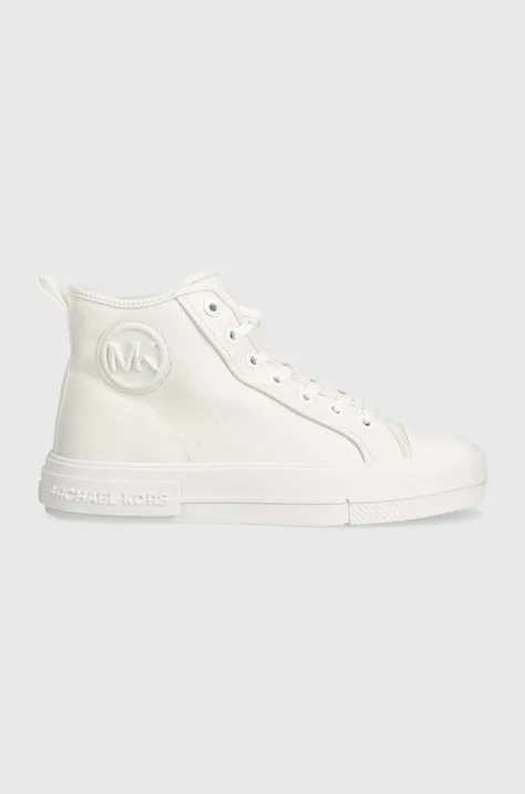 Πάνινα παπούτσια MICHAEL Michael Kors Evy χρώμα: άσπρο, 43R4EYFS4D