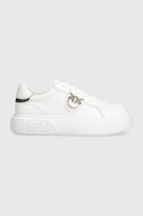 Kožené tenisky Pinko SS0003 P014 ZIA bílá barva, Yoko 01