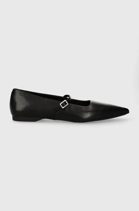 Δερμάτινες μπαλαρίνες Vagabond Shoemakers HERMINE χρώμα: μαύρο, 5533.001.20