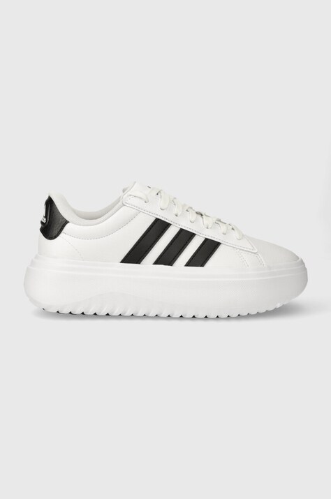adidas sneakers Grand Court Platform culoarea alb IE1092