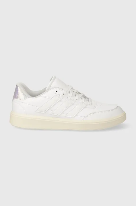 adidas sneakers COURTBLOCK culoarea alb IF6464