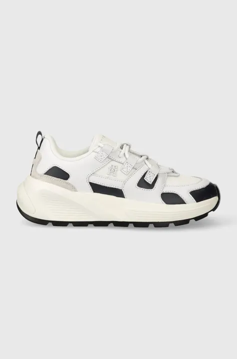 Tommy Hilfiger sneakersy TH PREMIUM RUNNER MIX kolor biały FW0FW07651