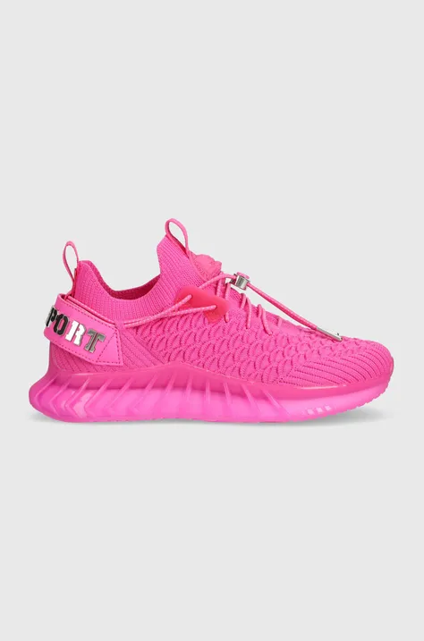 PLEIN SPORT sneakersy Runner kolor różowy USC0520 STE003N