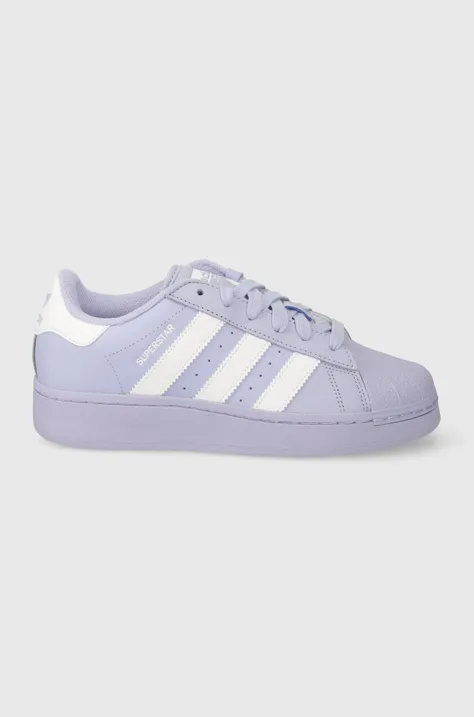 adidas Originals leather sneakers Superstar XLG violet color ID5735
