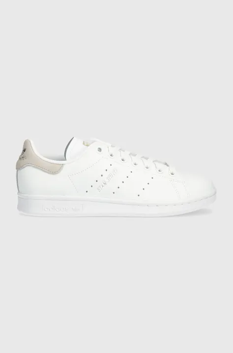 Кожени маратонки adidas Originals Stan Smith в бяло ID5782
