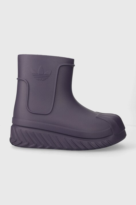 Gumene čizme adidas Originals adiFOM Superstar Boot za žene, boja: ljubičasta, IE0388