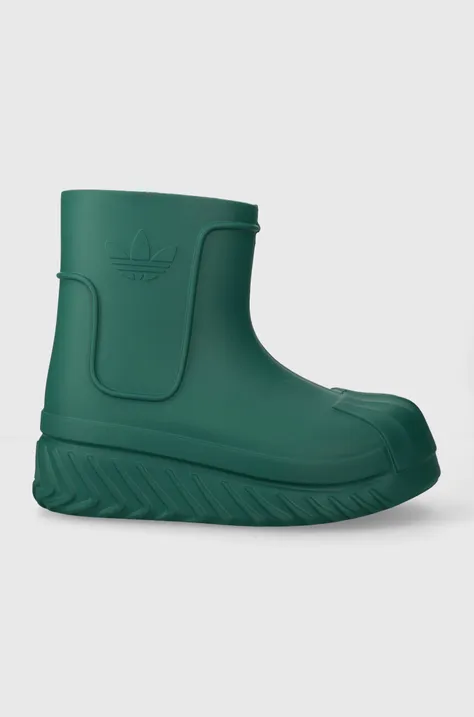 Gumene čizme adidas Originals adiFOM Superstar Boot boja: zelena, IE0390
