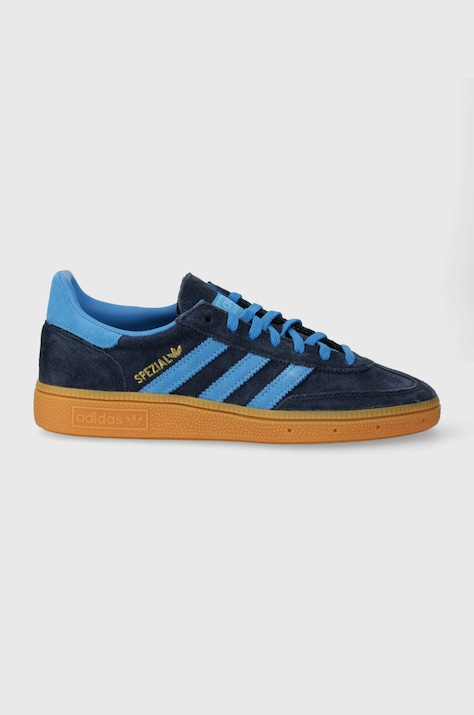 Semišové tenisky adidas Originals Handball Spezial tmavomodrá barva, IE5895