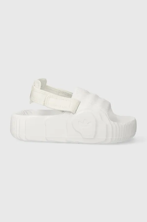 Sandály adidas Originals Adilette 22 XLG dámské, bílá barva, na platformě, IG5749