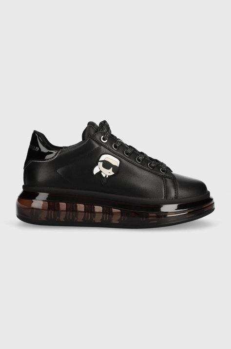 Karl Lagerfeld sneakers din piele KAPRI KUSHION culoarea negru, KL62630N